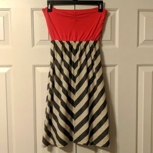 Summer Strapless Tube Top Dress